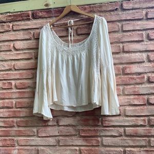 Bohemian bell sleeve blouse